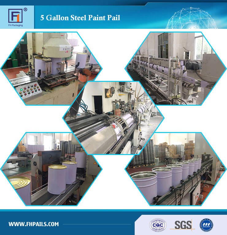 5 Gallon Steel Paint Pail