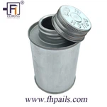 Csavarozható kerek konzervdoboz ragasztóhoz